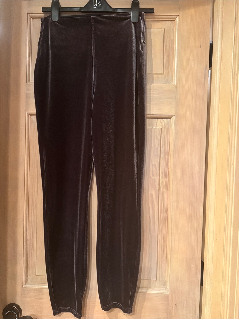 Lysse Velvet Leggings in Purple